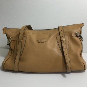 Tod's Leather Satchel Made in Italy